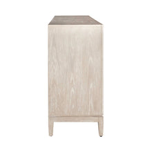 Kinsley 4 Door Accent Cabinet Light Gray in Washed Taupe