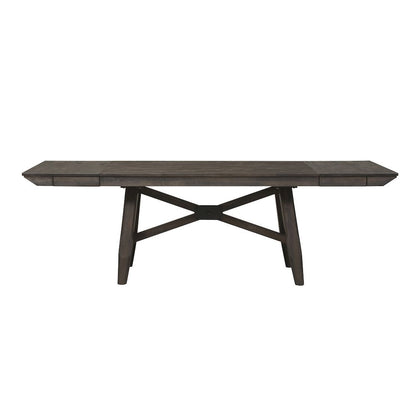 Brown Dining Table Set for 6 – Elegant Dining Room Table with Chairs
