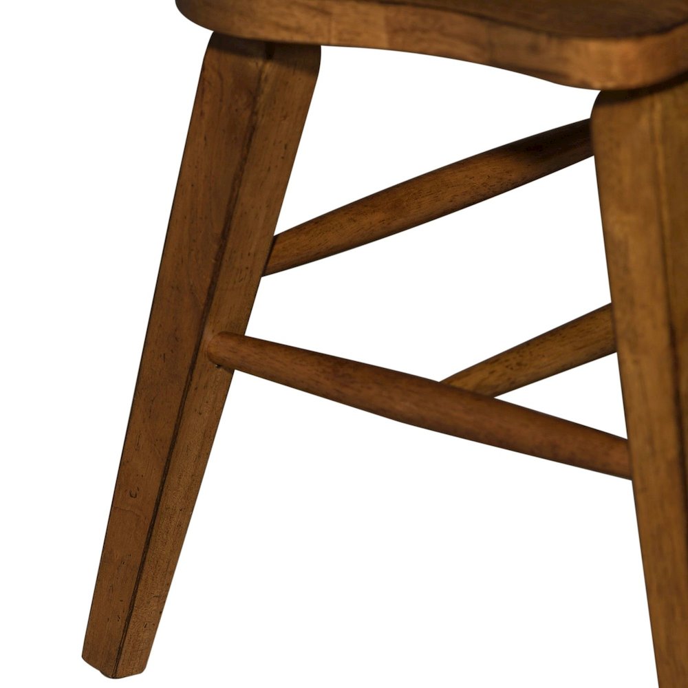 Hearthstone Ridge Windsor Back Side Chair in Tobacco