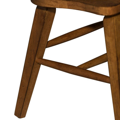 Hearthstone Ridge Windsor Back Side Chair in Tobacco