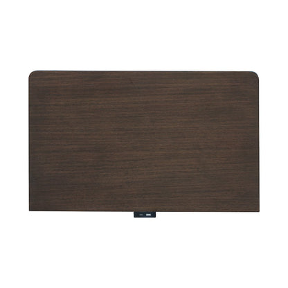 Asher Park 3 Drawer Nightstand, Piano Brown Finish