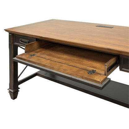 Hartford Wood Writing Desk, Brown