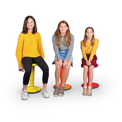 Hierarchy Height Adjustable Grow Stool- Short Stool (Yellow)