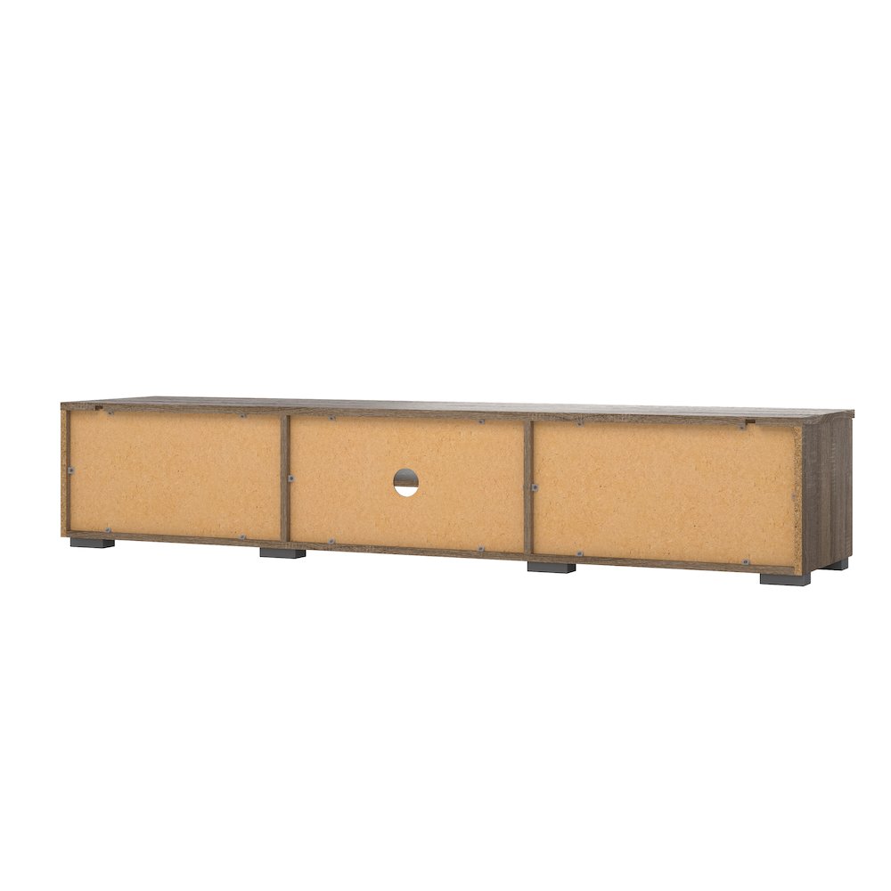 Match 2 Drawer 2 Shelf TV Stand, Truffle Oak