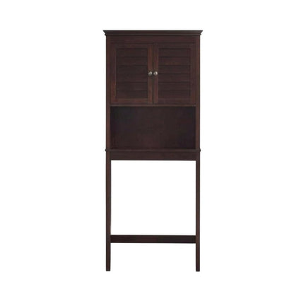 Espresso Space Saver Bathroom Vanity with Anti-Tip Hardware