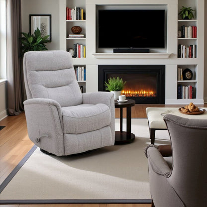 Bloke Cotton Recliner Nursery Glider  – Elegant Boucle Chairs for Comfort