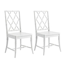Distressed Finish X-Back Dining Chairs, Set of 2 for Elegant Dining Room