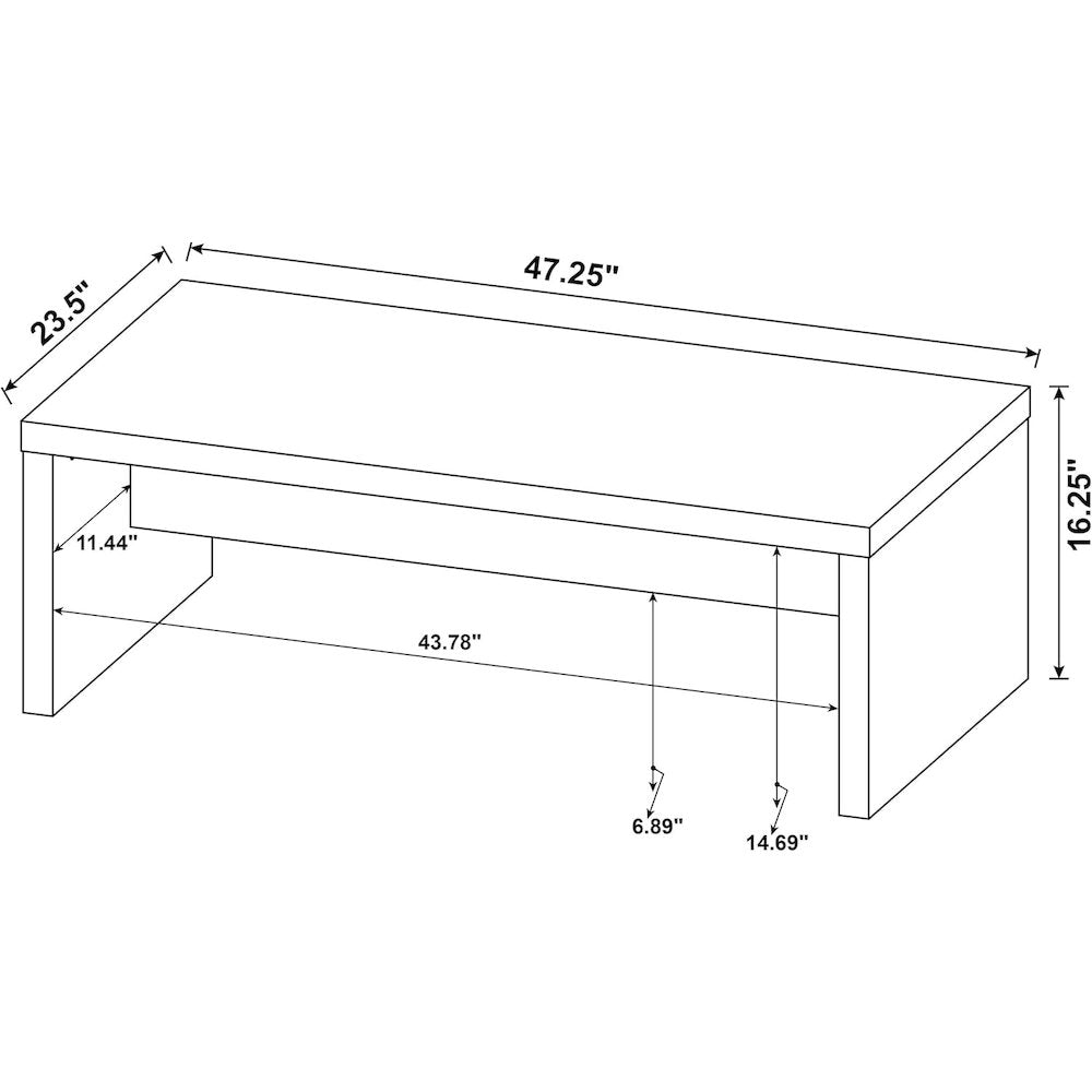 Lynette 3-piece Rectangular Coffee and End Table Set Mango