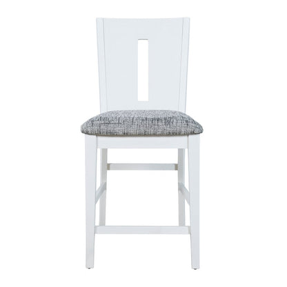 Urban Icon Contemporary Slotback Upholstered Counter Stool (Set of 2)