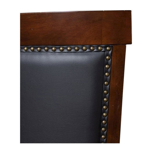 Brayton Manor Jr Executive Desk Chair, W23 x D23 x H42, Dark Brown