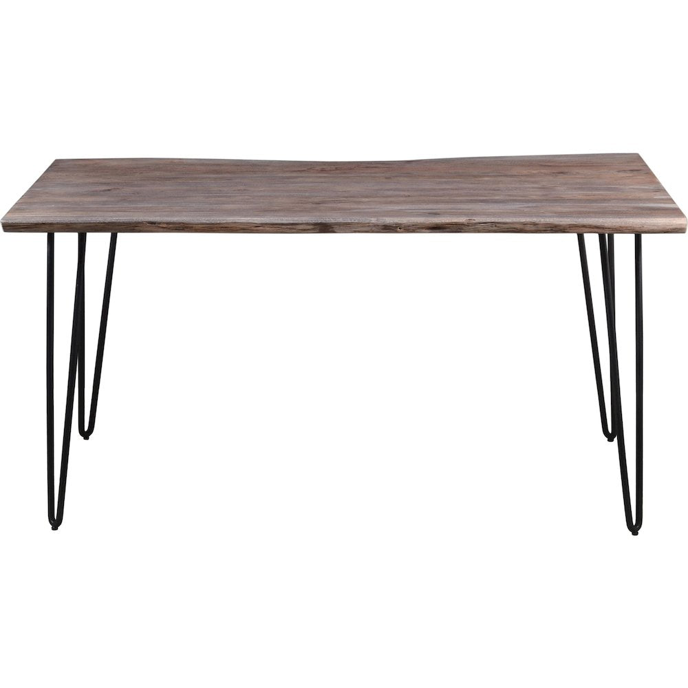 60" Dining Table Nature's Edge Slate Finish