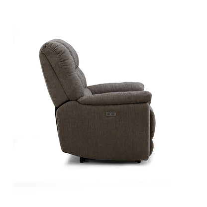 Oversized Recliner Chair for Big and Tall Adults – Power Zero Gravity Recliner with Wide Seat,  Heavy-Duty Big Man, Supports Up to 450 lbs, Brown