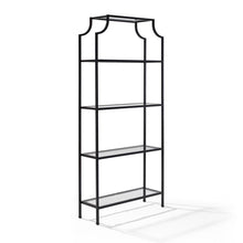 Oil Rubbed Bronze Etagere with Anti-Tip Hardware and Sturdy Frame