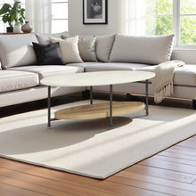 White Round Coffee Table – Mid Century Modern Design for Living Room