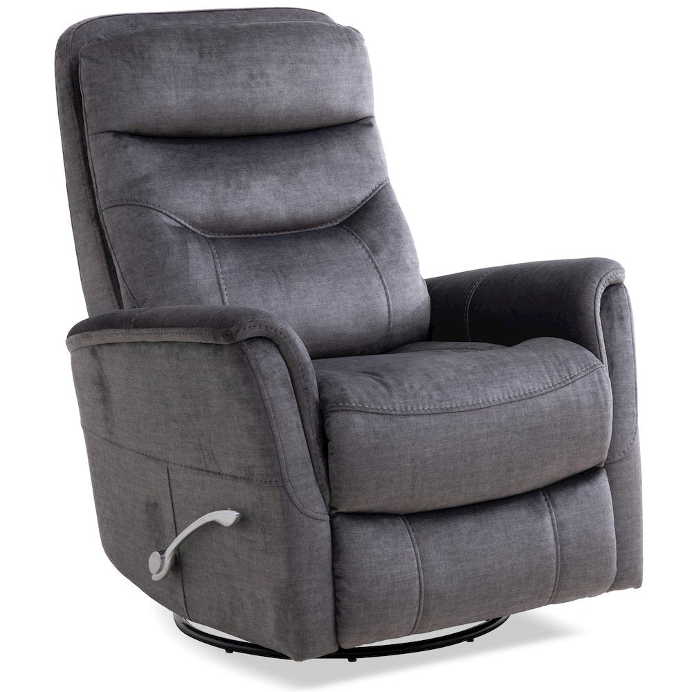 Capri Charcoal Recliner Nursery Glider  – Elegant Boucle Chairs for Comfort