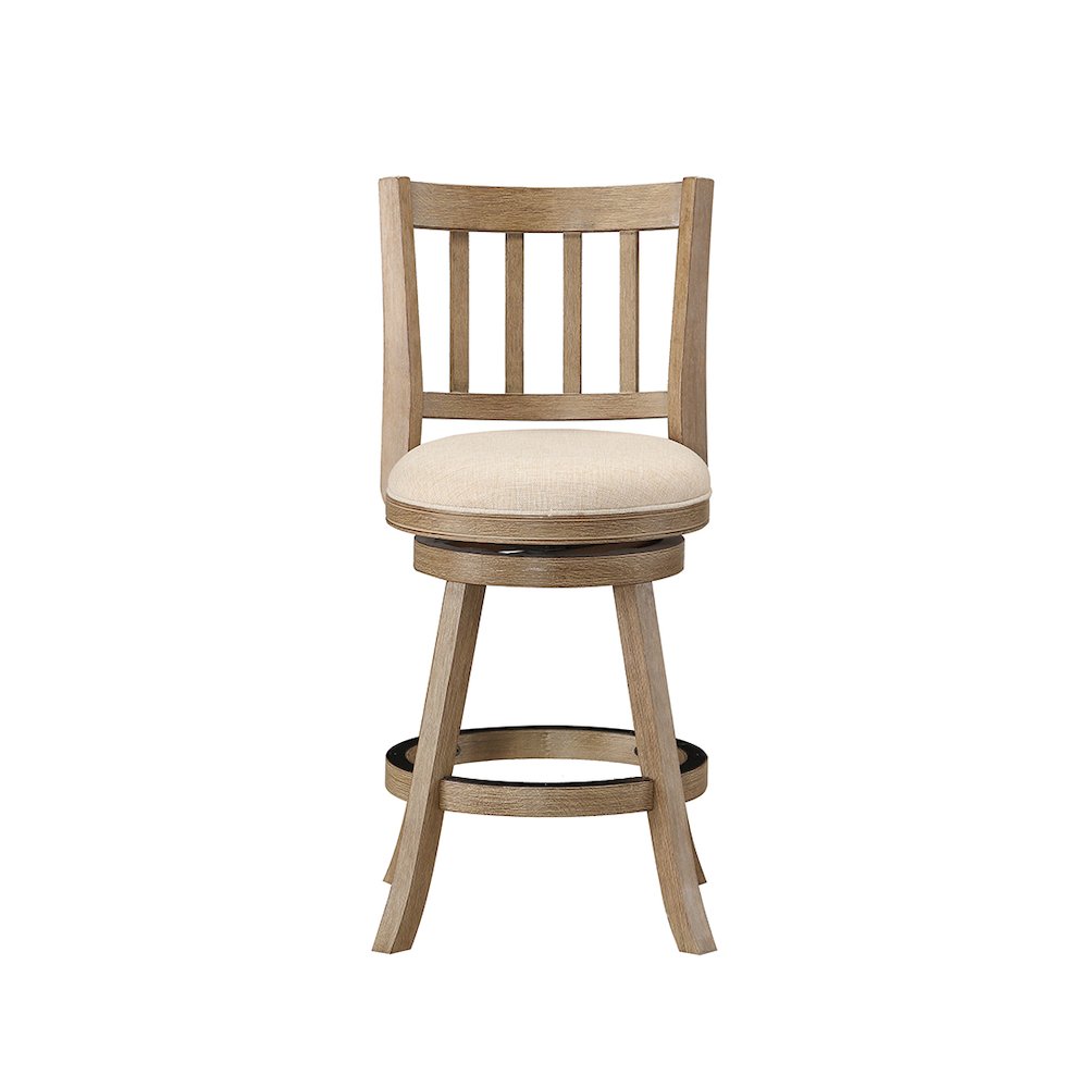 Sheldon Swivel Counter Stool - Ivory