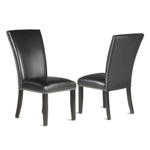 Finley Black PU Side Chair, Set of 2