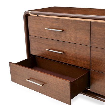 Mason Park Dresser with Mirror - Umber