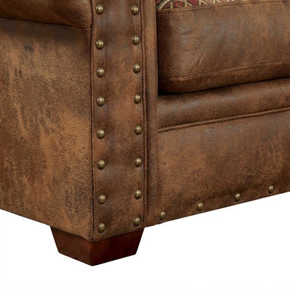 Microfiber Two-Piece Sectional Sofa with Comfortable Cushioned Seating