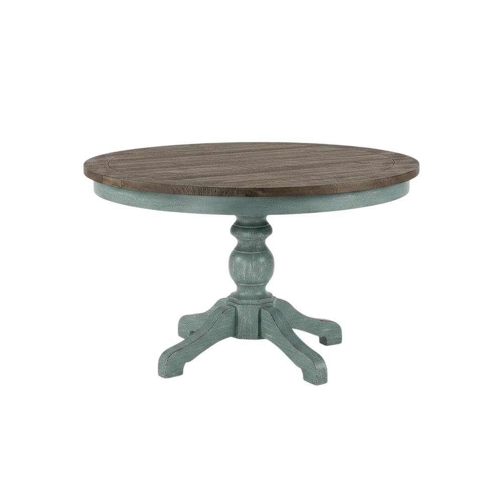 Round Dining Table Set with Cross-Back Chairs, Stylish and Durable
