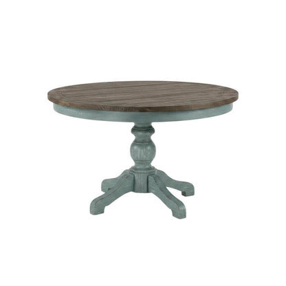 Round Dining Table Set with Cross-Back Chairs, Stylish and Durable