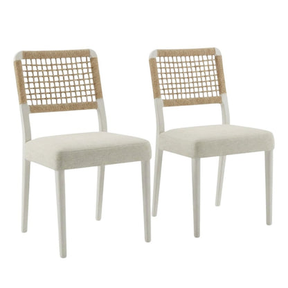 Set of 2 Shoreline Dining Chairs with Oasis Style and Comfortable Design