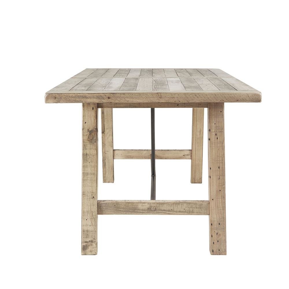 Solid Wood Rectangle Dining Table – Classic Dining Room Table for 6