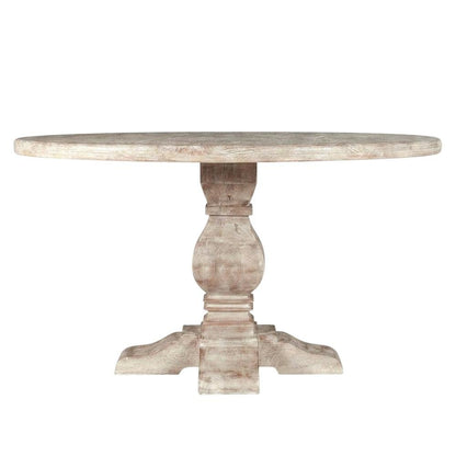 Pengrove 54" Round Dining Table in Heirloom White