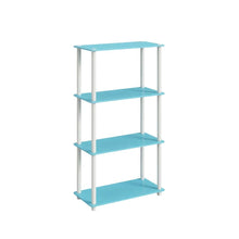 Wooden Bookcase with Open Shelving for Home Office Storage
