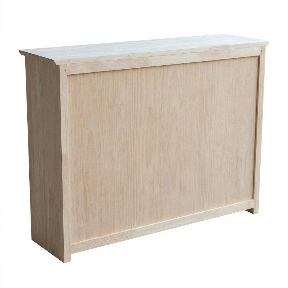 Unfinished Hutch for Office Desk with Modern Design and Sturdy Construction