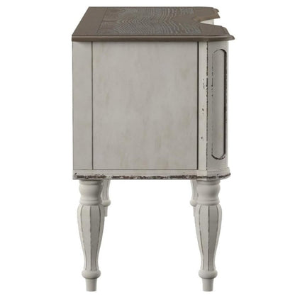 Magnolia Manor Vanity Desk in Antique White