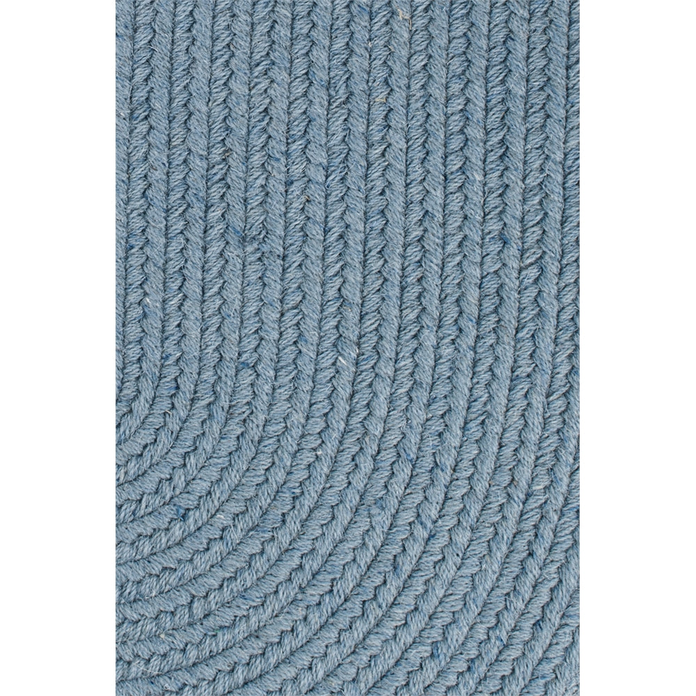 Solid Blue Bonnet Wool 18" x 36" Slice