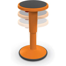 Hierarchy Height Adjustable Grow Stool- Short Stool (Orange)