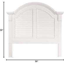 Summer House Full Panel Headboard in Oyster White