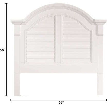 Summer House Full Panel Headboard in Oyster White