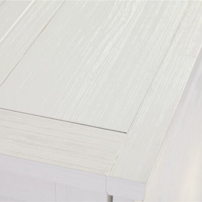White Queen Wood Cabinet Bed with Compact Design and Usable Top Surface
