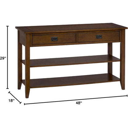 Mission Oak 48" Sofa Table